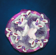 Букет из плюшевых мишек - доброе утро